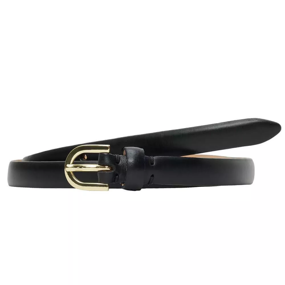 Selected Femme Barba Slim Leather Belt